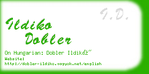 ildiko dobler business card